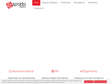 Tablet Screenshot of espartavillalba.com